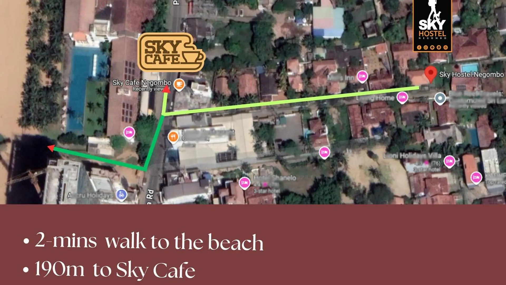 Sky Hostel Negombo 0*,  Sri Lanka